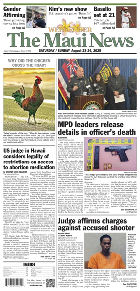 Cover of The Maui News - Weekender