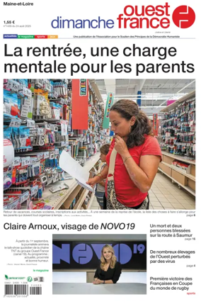 Cover of Dimanche Ouest France (Maine-et-Loire)