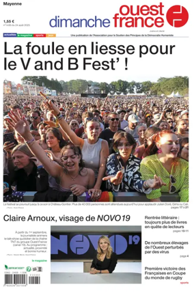 Cover of Dimanche Ouest France (Mayenne)