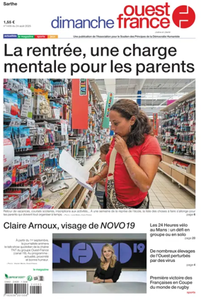 Cover of Dimanche Ouest France (Sarthe)