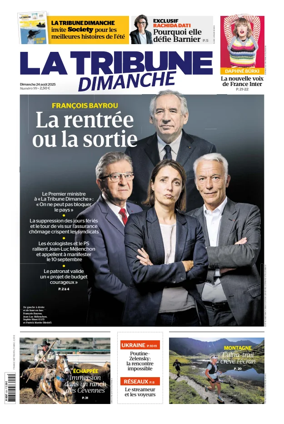 Cover of La Tribune Dimanche (France)