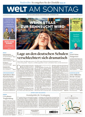 Cover of Welt am Sonntag