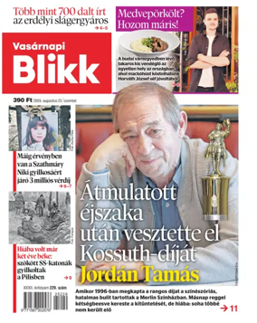 Cover of Vasárnapi Blikk
