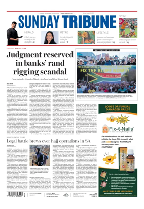 Cover of Sunday Tribune