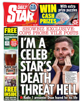 Cover of Daily Star Sunday