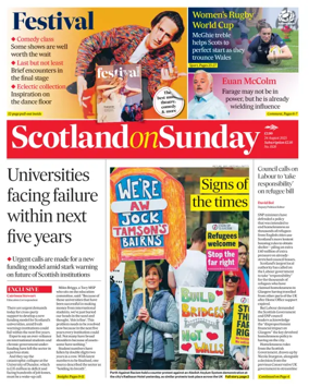 Cover of Scotland on Sunday
