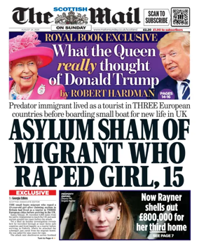 Cover of The Scottish Mail on Sunday