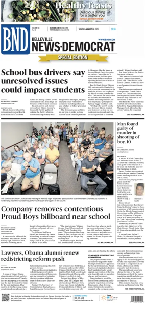 Cover of Belleville News-Democrat (Sunday)