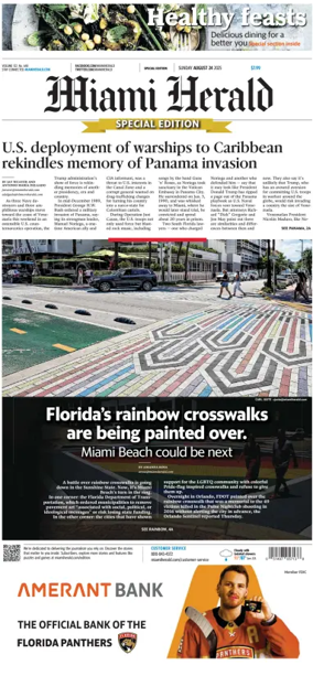 Cover of Miami Herald (Sunday)