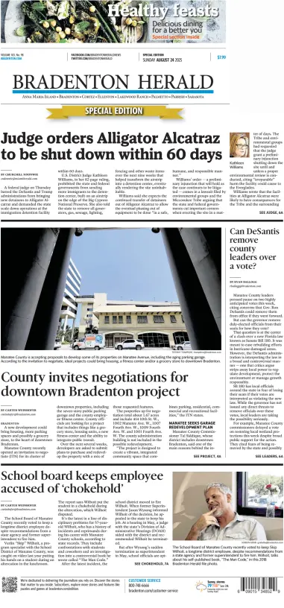Cover of The Bradenton Herald (Sunday)