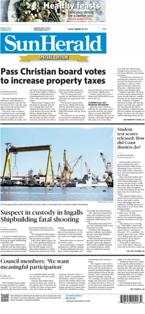 Cover of The Sun Herald (Sunday)