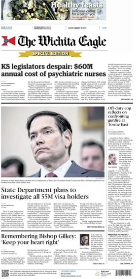 Cover of The Wichita Eagle (Sunday)