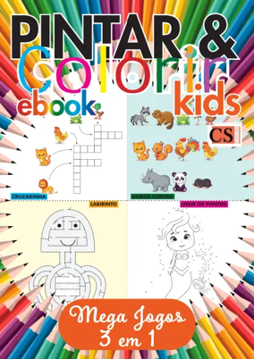 Cover of Pintar e Colorir Kids