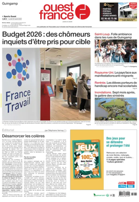 Cover of Ouest France (Guingamp)