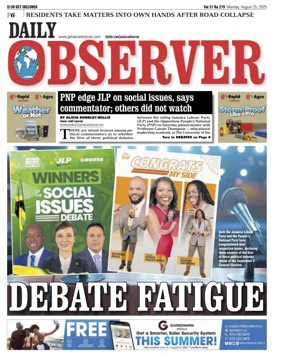 Cover of Daily Observer (Jamaica)