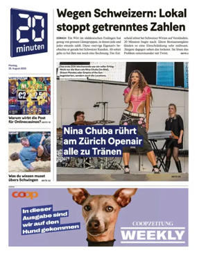 Cover of 20 Minuten - Basel