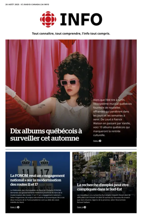 Cover of Radio-Canada Info