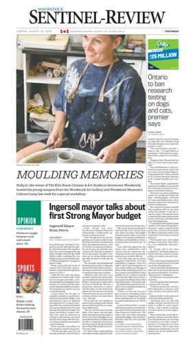 Cover of Sentinel-Review (Woodstock)