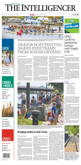 Cover of The Intelligencer (Belleville)