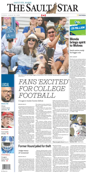 Cover of The Sault Star