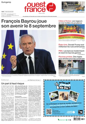 Cover of Ouest France (Guingamp)