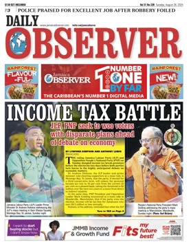 Cover of Daily Observer (Jamaica)