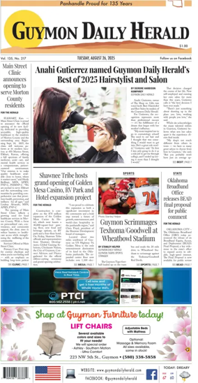 Cover of Guymon Daily Herald