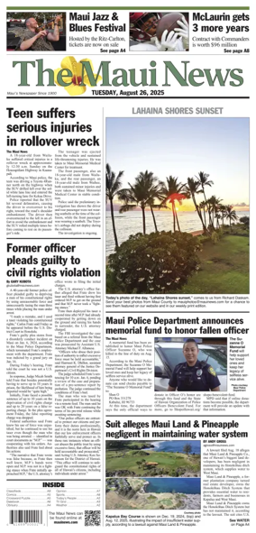 Cover of The Maui News