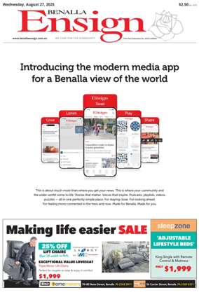 Cover of Benalla Ensign