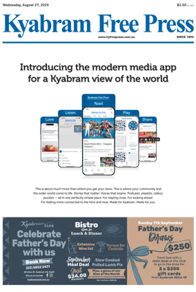 Cover of Kyabram Free Press