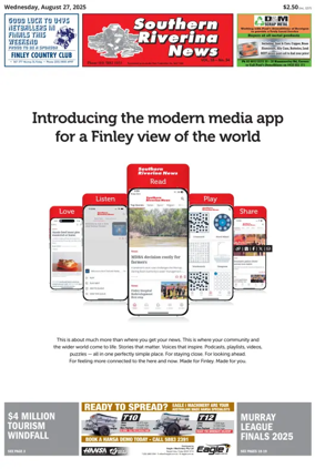 Cover of Southern Riverina news