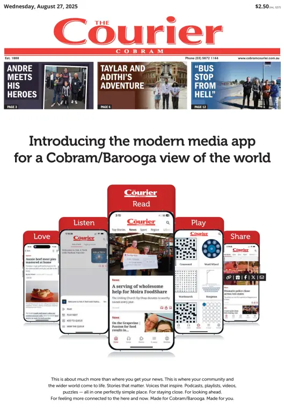 Cover of The Cobram Courier