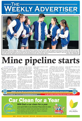 Cover of The Weekly Advertiser Horsham