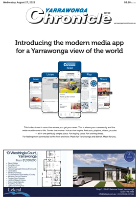 Cover of Yarrawonga Chronicle