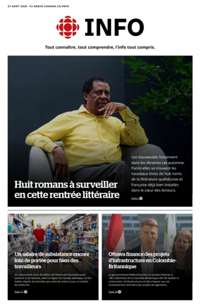 Cover of Radio-Canada Info