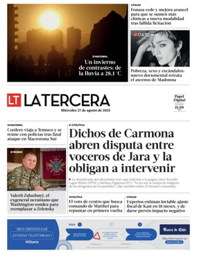 Cover of La Tercera