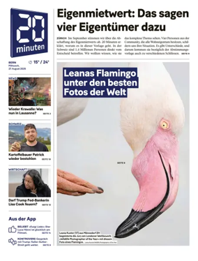 Cover of 20 Minuten - Bern