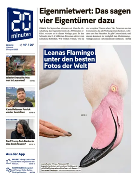 Cover of 20 Minuten - Zurich