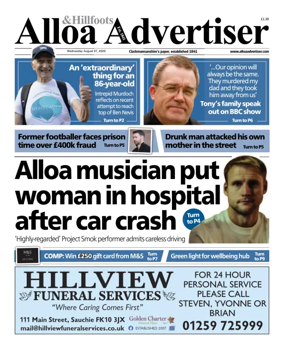 Cover of Alloa Advertiser