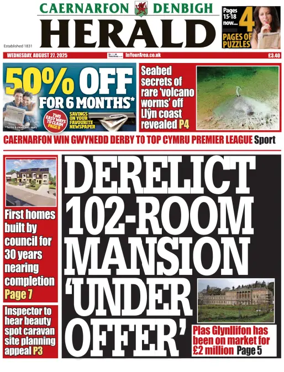 Cover of Caernarfon Herald