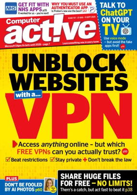 Cover of Computer Active (UK)