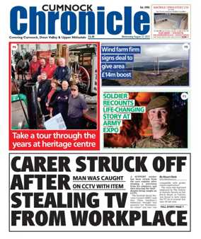 Cover of Cumnock Chronicle