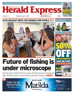 Cover of Herald Express (Torbay, Brixham & South Hams Edition)