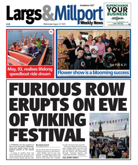 Cover of Largs & Millport Weekly News