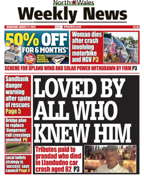 Cover of North Wales Weekly News