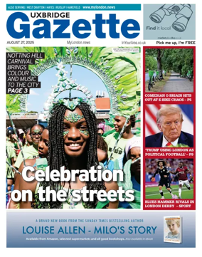 Cover of Uxbridge Gazette