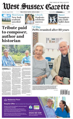 Cover of West Sussex Gazette