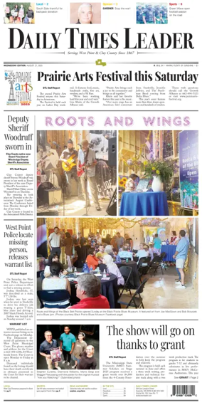 Cover of Daily Times Leader