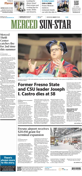 Cover of Merced Sun-Star
