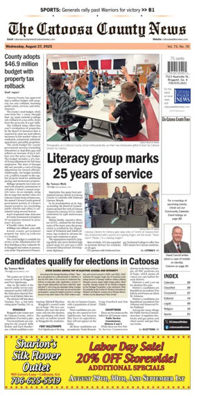 Cover of The Catoosa County News